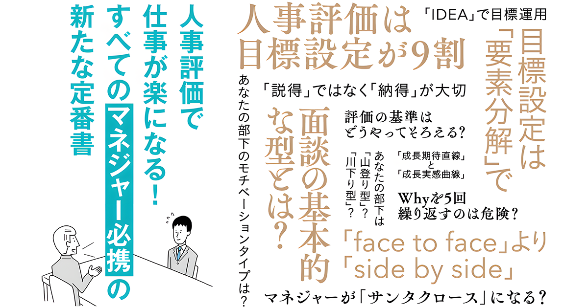 人事評価は目標設定が9割！ 目標を「対象」「基準」「方法」に分解する